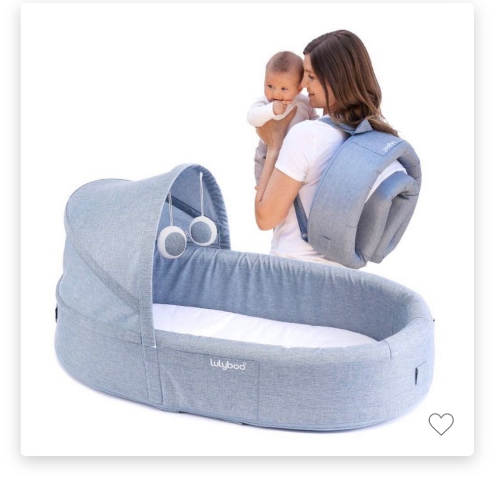 Lulyboo portable indoor and outdoor play lounge blue (denim)